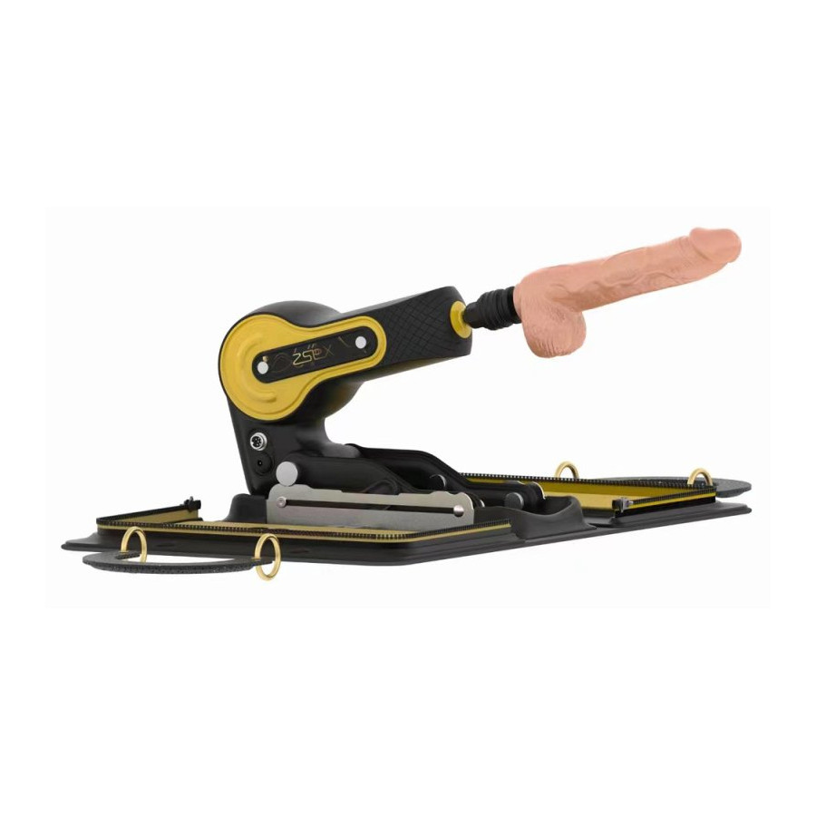 Sex Machine portable Fuck Bag Jaune avec valisette