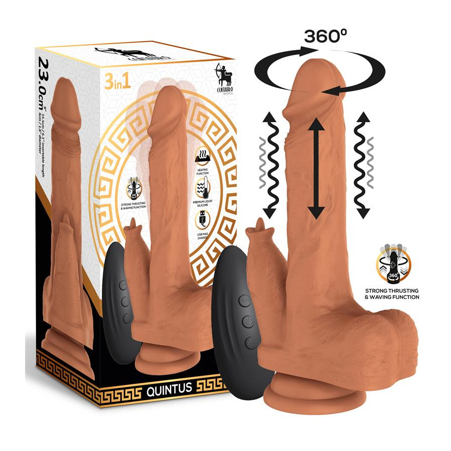 Gode Va-et-Vient Vibrant Quintus 17 x 4cm