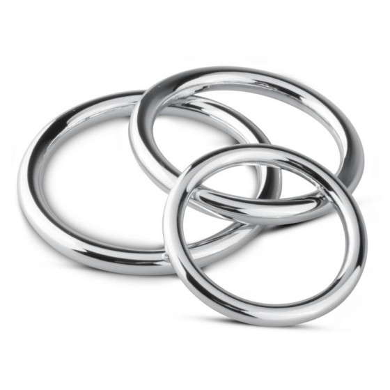Lot de 3 cockrings Sinner Rings 40 à 50mm