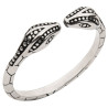 Two Snake acorn ring