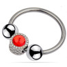 Anneau de gland Royring Bijou Rouge