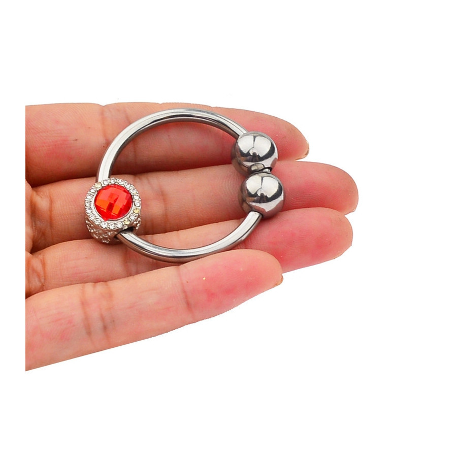 Anneau de gland Royring Bijou Rouge