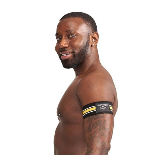 Brassards Biceps Urban Club Jaune x2