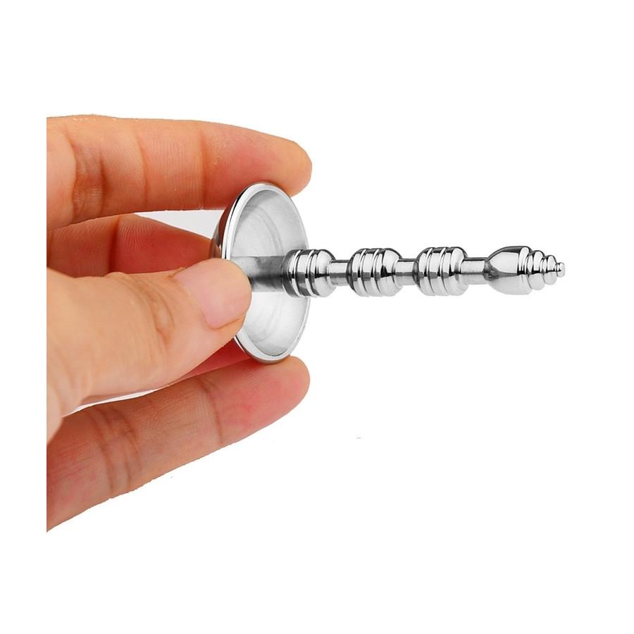 Plug Pénis Électro Acier Shockstain M 6cm - Diamètre 8mm