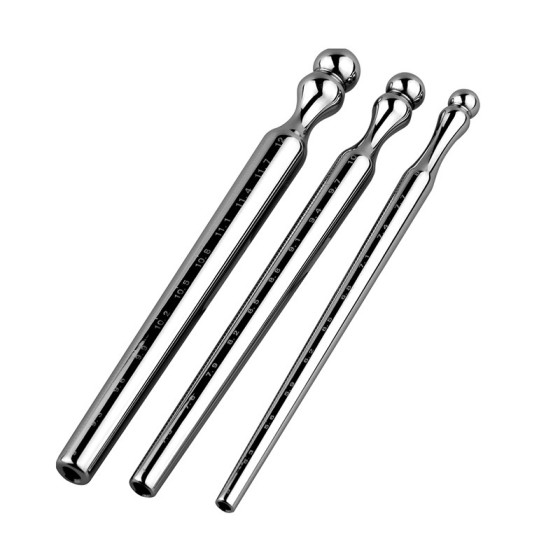 Plug d'urètre percé Holl Dilator S 11 cm - Diamètre 5-8mm