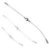 Double Tige d'urètre flexible Flexi Duo 34cm - Diamètre 8mm