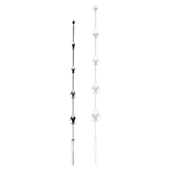 Tige d'urètre en métal Brano S 22 cm - Diamètre 6 à 14mm