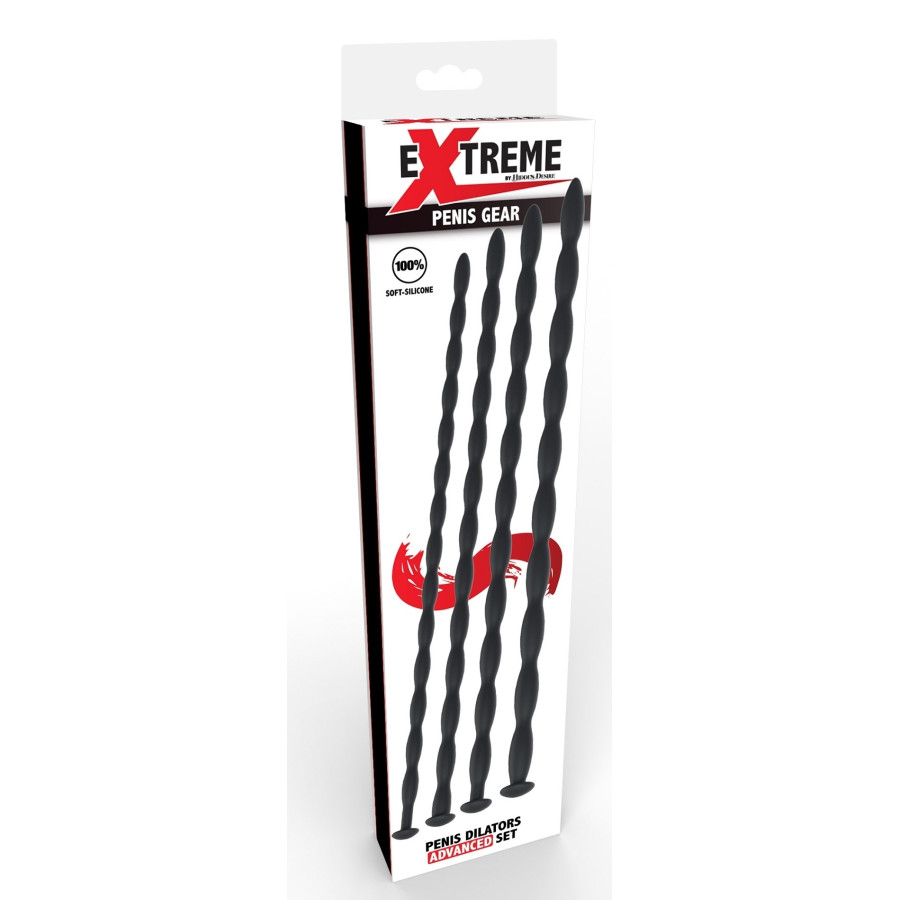 Lot de 4 Tiges d'urètre Advanced Dilator 30 cm - Diamètre 7 à 10mm