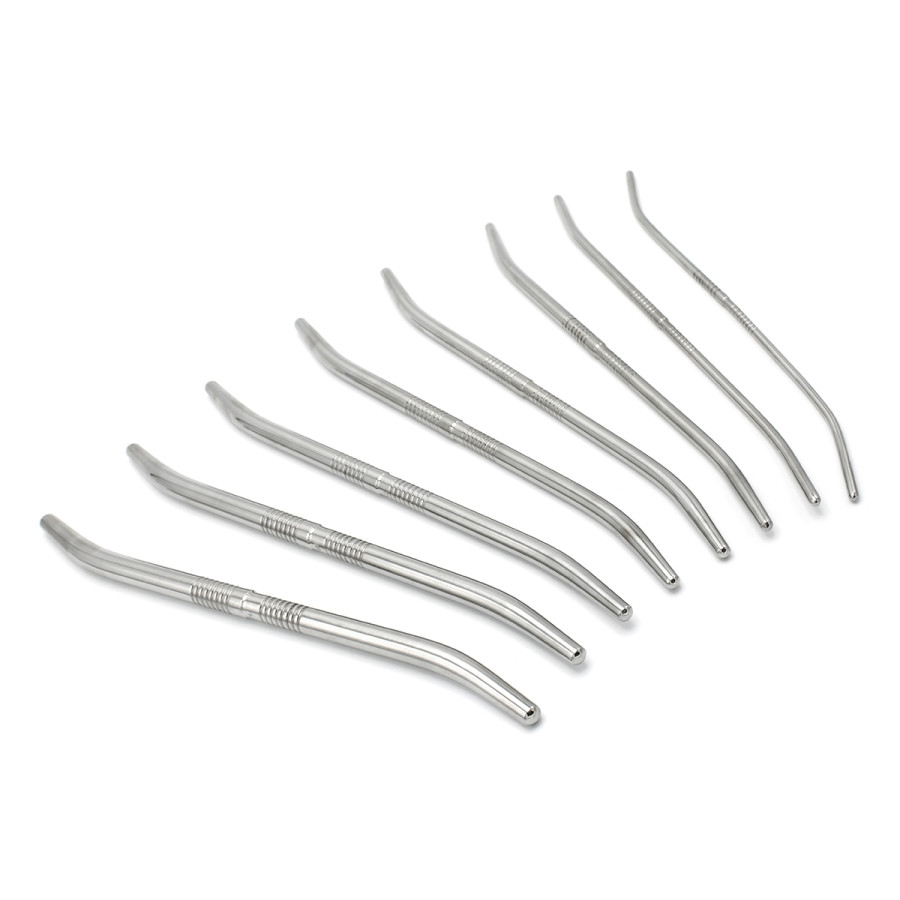 Kit de 8 Tiges d'urètre end Curve 14 cm - Diamètres 4 à 13mm 