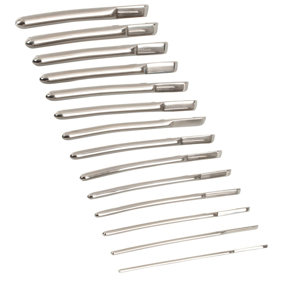 Kit de 14 Tiges d'urètre DILATOR PROGRESS 13.5 cm | Diamètre 4 à 17mm