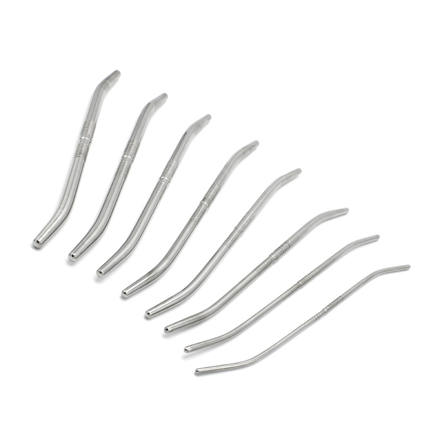 Kit de 8 Tiges d'urètre end Curve 14 cm - Diamètres 4 à 13mm 