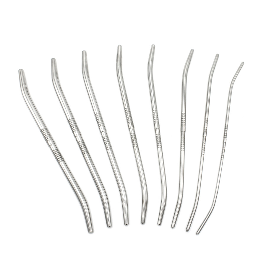 Kit de 8 Tiges d'urètre end Curve 14 cm - Diamètres 4 à 13mm 
