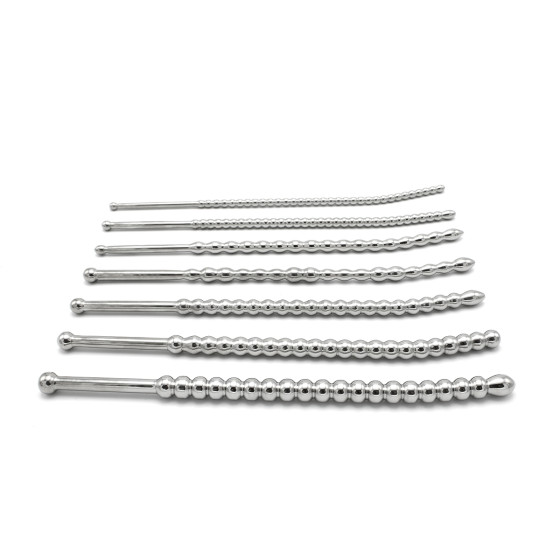 Kit de 7 Tiges d'urètre Beaded Dilator 20 cm - Diamètres 5 à 10mm