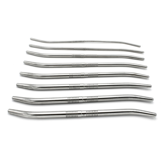 Kit de 8 Tiges d'urètre end Curve 14 cm - Diamètres 4 à 13mm 