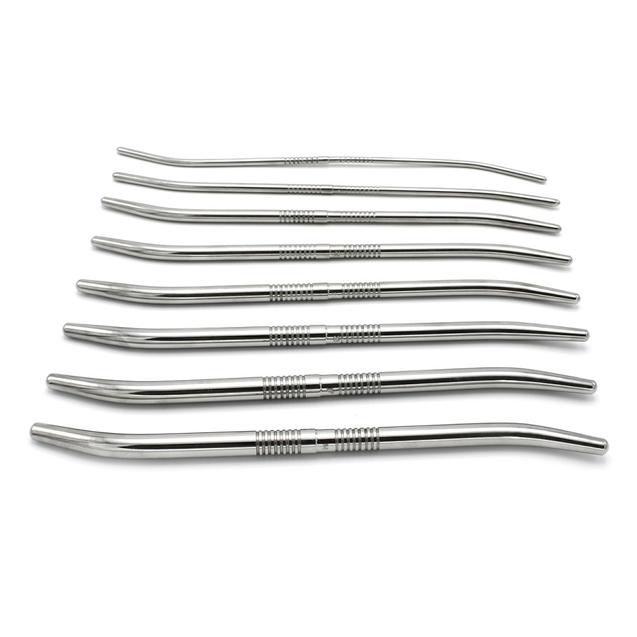 Kit de 8 Tiges d'urètre end Curve 14 cm - Diamètres 4 à 13mm 