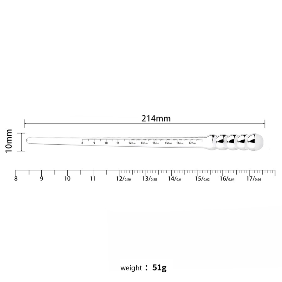 Dip Stick S 18 cm urethral stem - Diameter 3.5 to 6mm