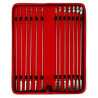 Pack 13 Tiges d'urètre Ovalund Bud 26 cm - Diamètres 2 à 14mm