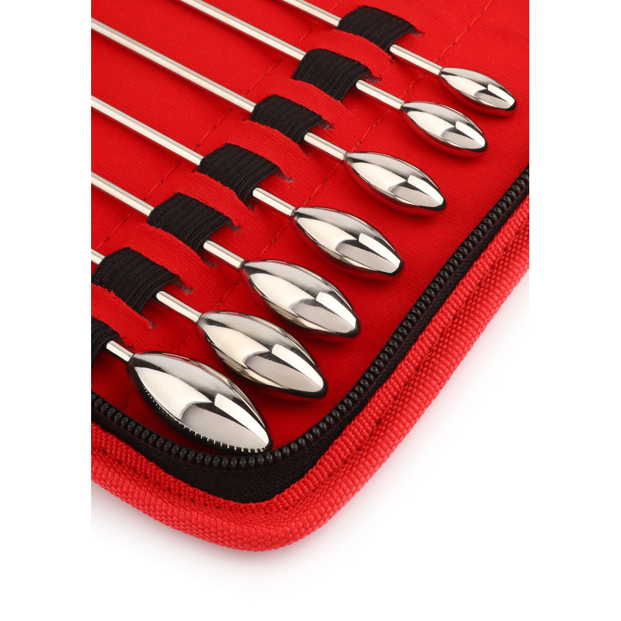 Pack 13 Ovalund Bud 26 cm Urethra Rods - Diameters 2 to 14mm