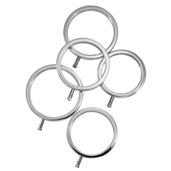 Lot de 5 Cockrings Électro ElectraRings Electrastim