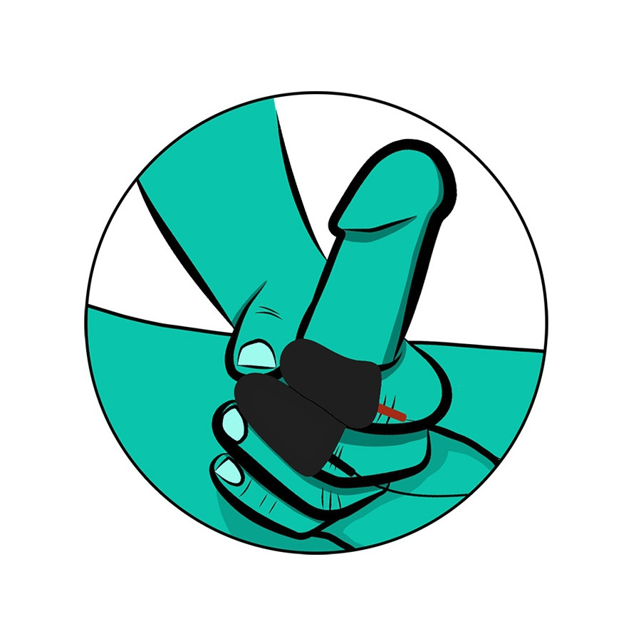 Doigts d'électrostimulation Explorer ElectraStim 5.5 x 3cm