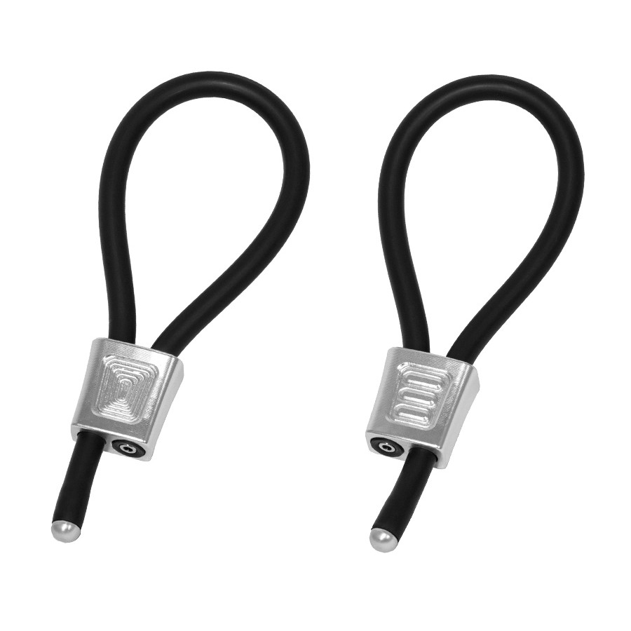 Anneaux d'électrostimulation Prestige Electrastim argentés