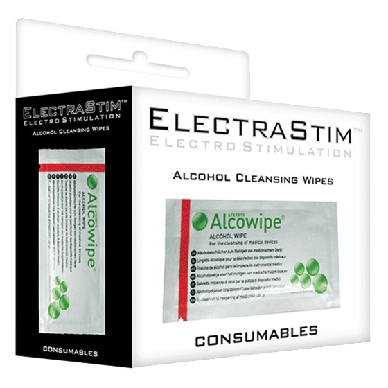 Lingettes nettoyantes alcoolisées ElectraStim x10