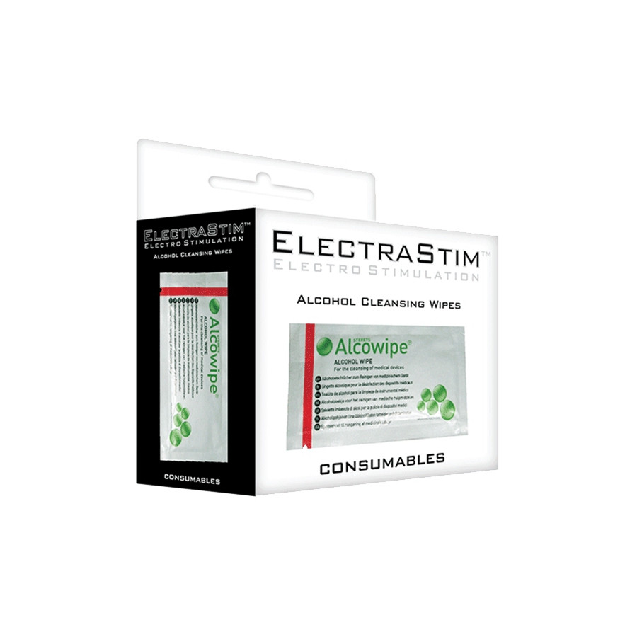 Lingettes nettoyantes alcoolisées ElectraStim x10