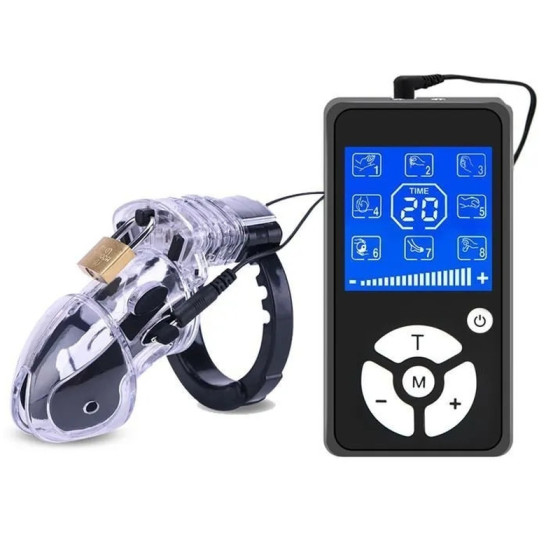 Cage de chasteté Électro Chastity Shock 11 x 3cm