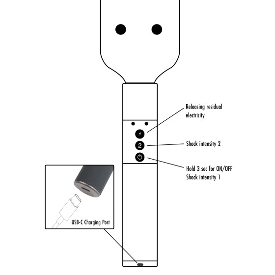 Paddle Electro Shock 40.5cm