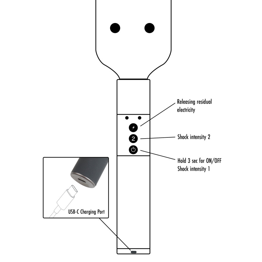 Paddle Electro Shock 40.5cm