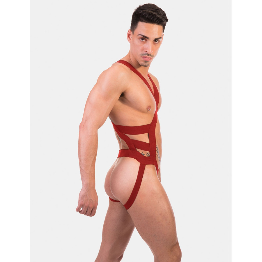 Harnais élastique ELON Rouge