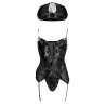 Costume de Policière sexy Police S/M Noir