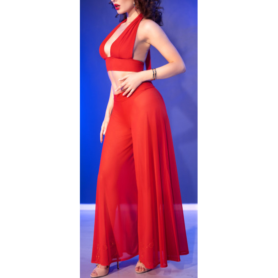 Ensemble 3 Pièces Monika Rouge