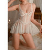 Nuisette en Dentelle Fancybeauty Blanche