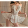 Nuisette en Dentelle Alluring Blanche