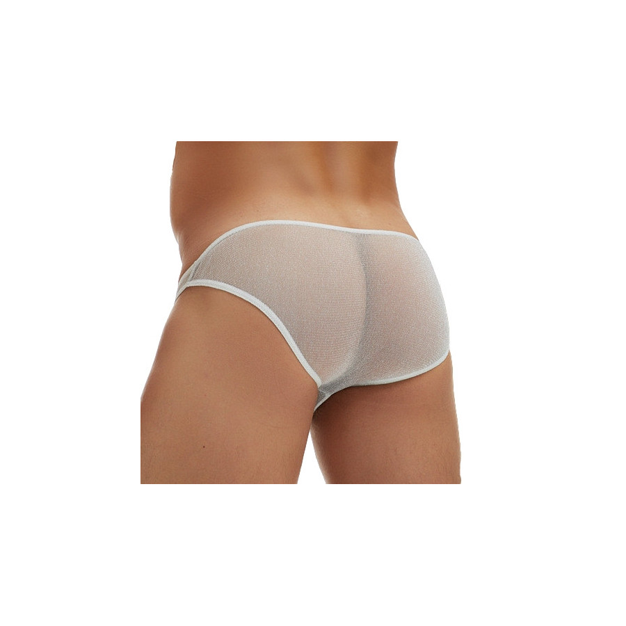 Slip Minicut Blanc pailleté