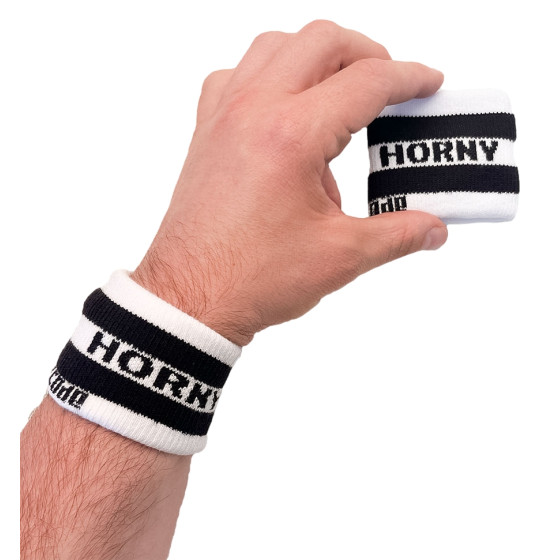 Bandeaux de poignets HORNY x2