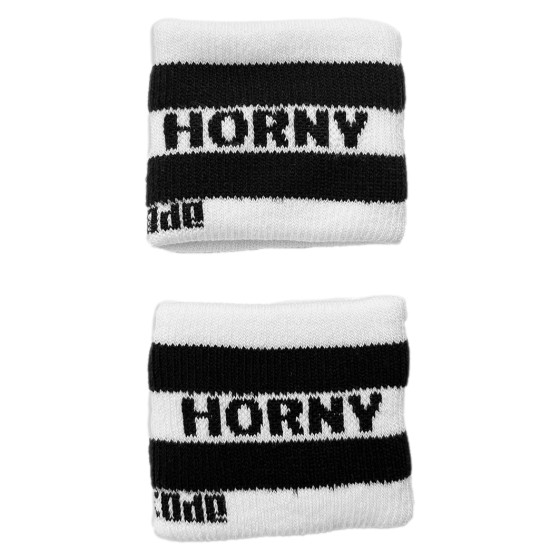 Bandeaux de poignets HORNY x2