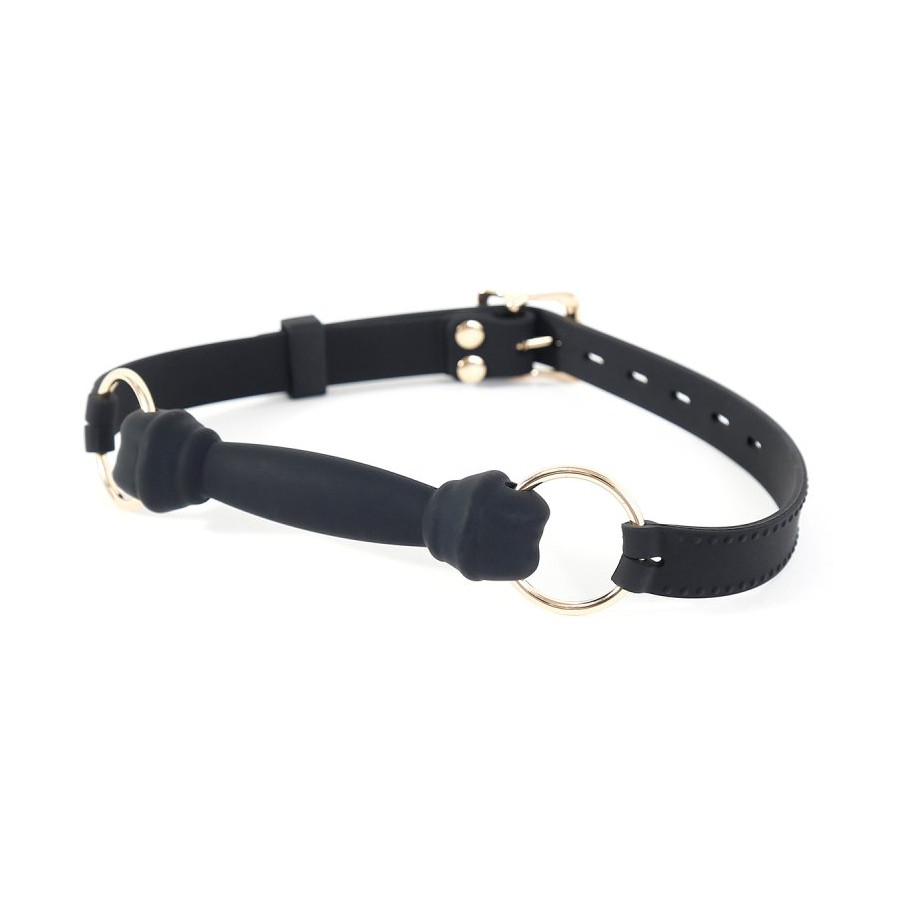 Bâillon Mors Silicone Morsum 11.5cm Noir