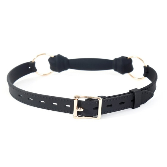 Bâillon Mors Silicone Morsum 11.5cm Noir