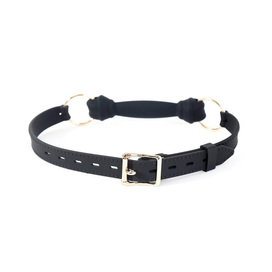 Bâillon Mors Silicone Morsum 11.5cm Noir