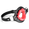 Bâillon Lips Gag Noir-Rouge