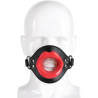 Bâillon Lips Gag Noir-Rouge