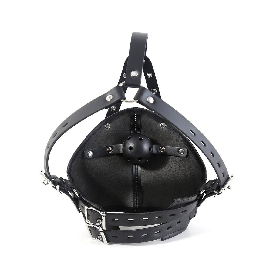 Masque avec Bâillon-Boule Gagown Noir