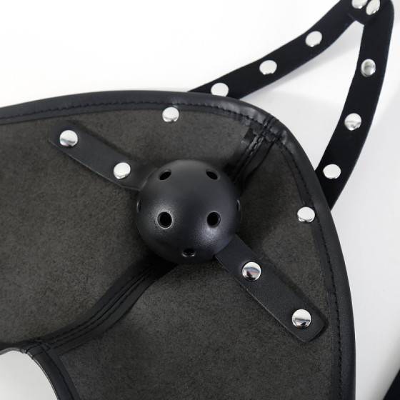 Masque avec Bâillon-Boule Gagown Noir