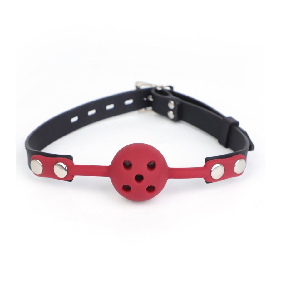 Bâillon Boule Percée Breathfive 40mm Bordeaux