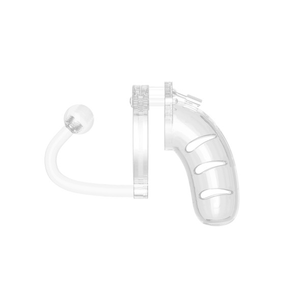 Cage de chasteté avec plug ManCage Modèle 11 11 x 3.5 cm Transparente