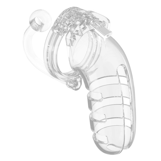 Cage de chasteté avec Plug ManCage Modèle 12 13 x 4.5 cm Transparente