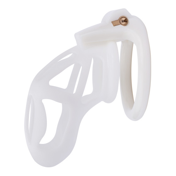 Cage de chasteté Skelly L 11 x 3.6cm Blanche