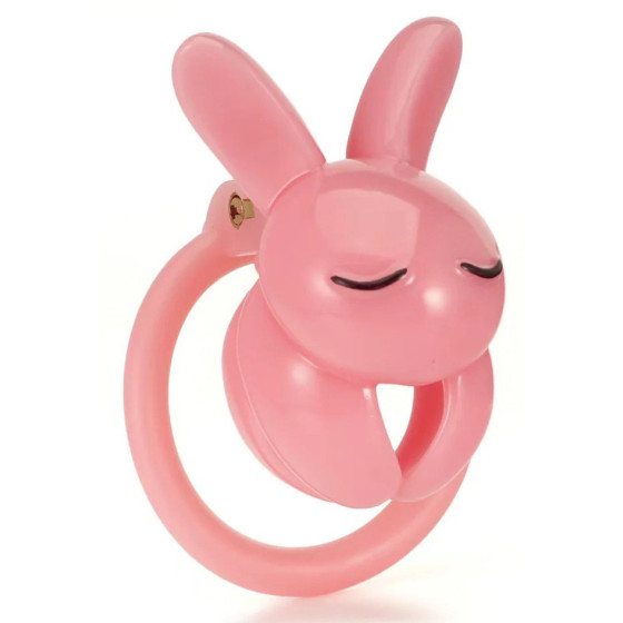 Cage Lapin 4.5 x 3 cm Rose